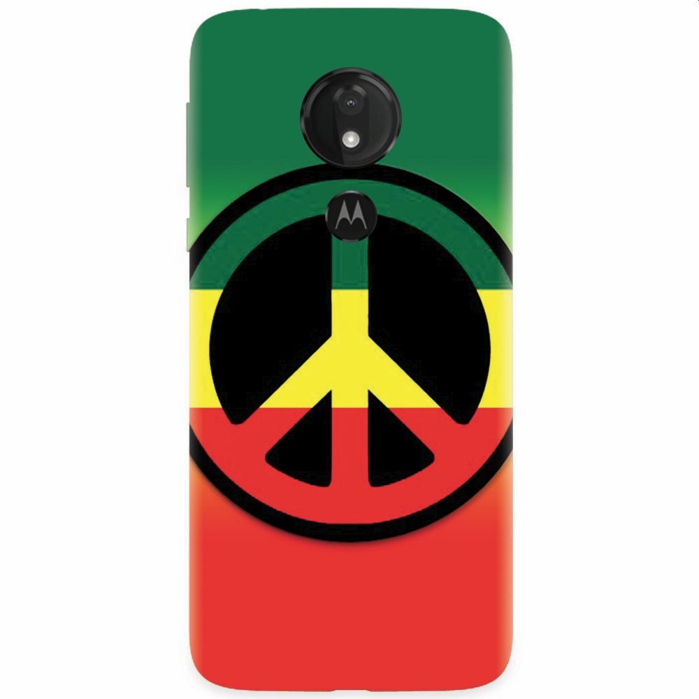 Husa silicon pentru Motorola Moto G7, Peace