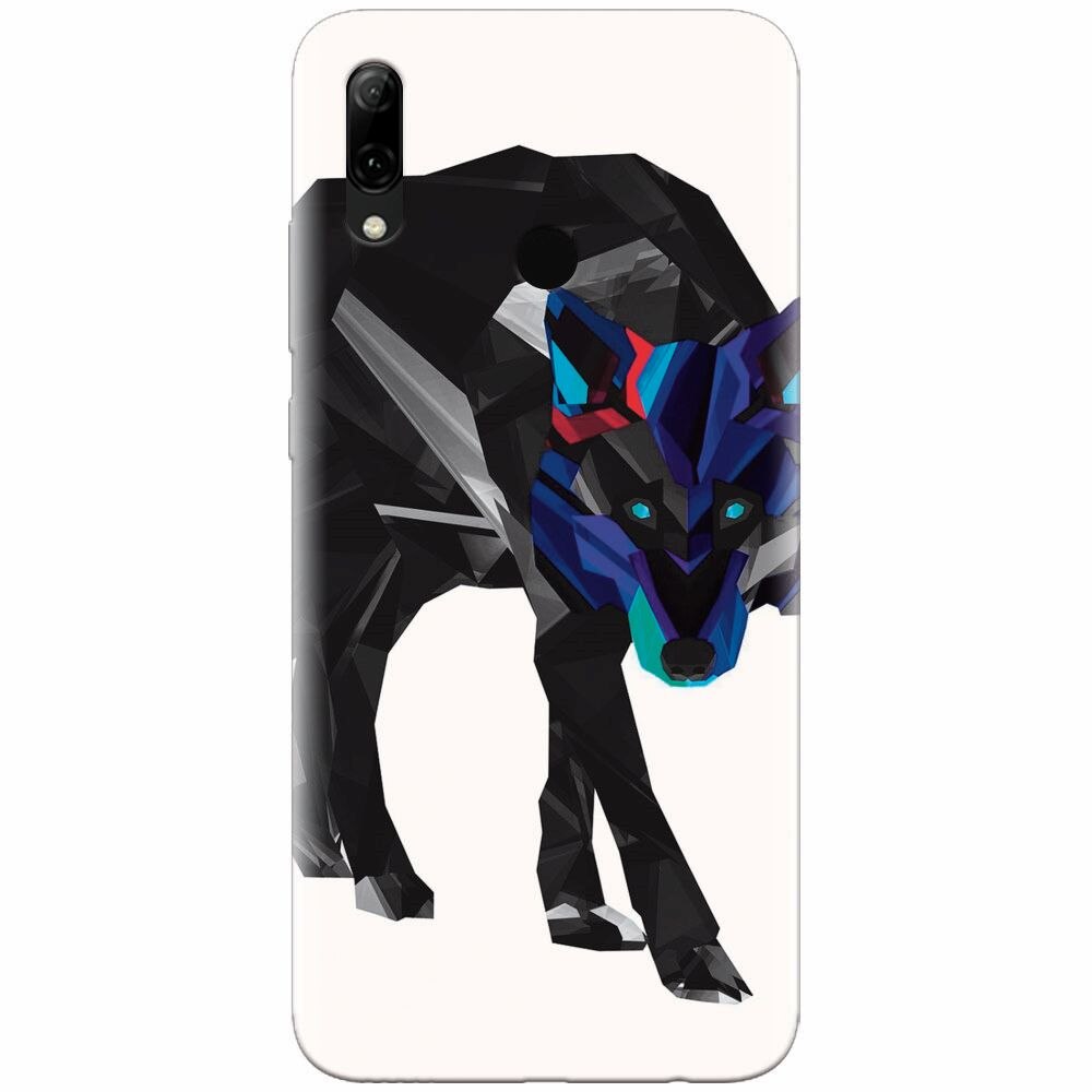 Husa silicon pentru Huawei P Smart Z, Abstract Wolf