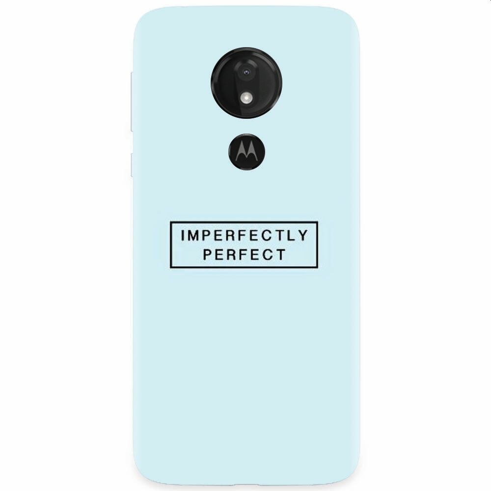 Husa silicon pentru Motorola Moto G7 Power, Imperfectly Perfect