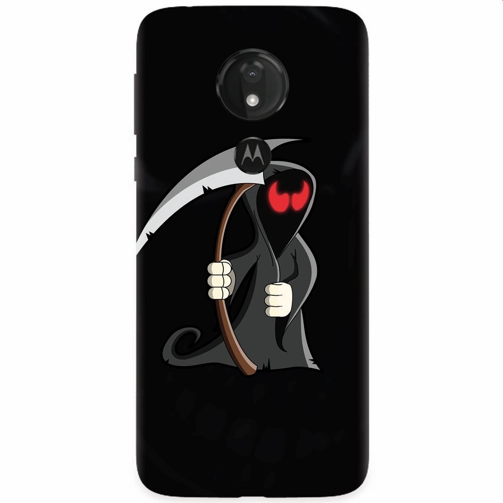 Husa silicon pentru Motorola Moto G7 Power, Grim Reaper