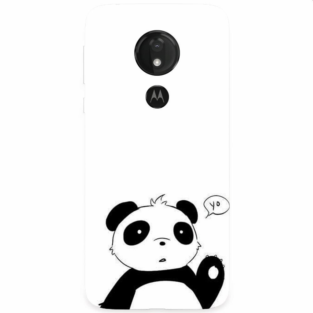 Husa silicon pentru Motorola Moto G7 Power, Panda Cellphone