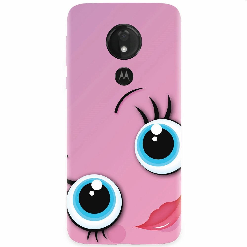 Husa silicon pentru Motorola Moto G7, Girly Cute