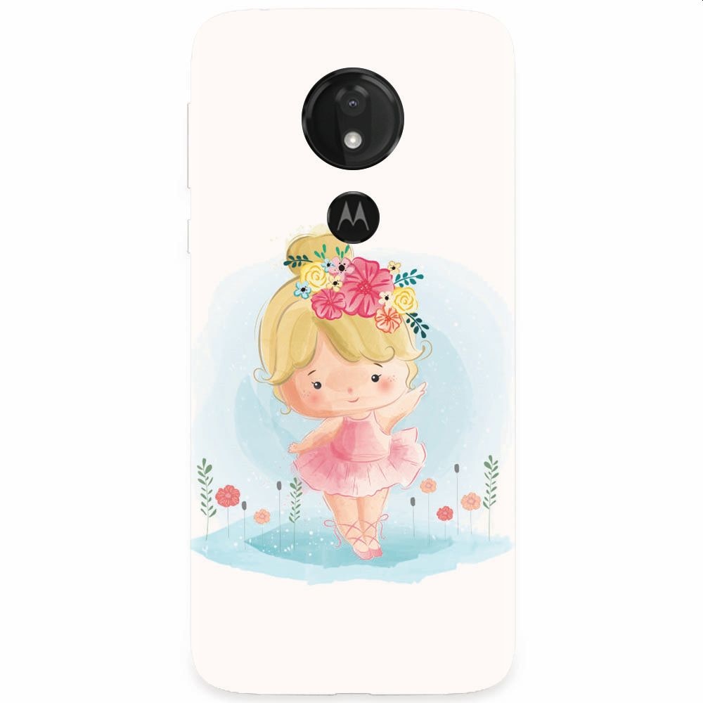 Husa silicon pentru Motorola Moto G7 Power, Balerina