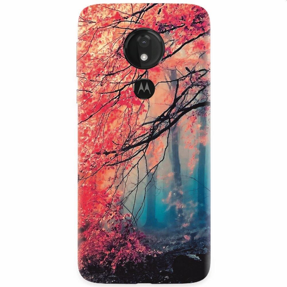 Husa silicon pentru Motorola Moto G7 Power, Morning Fog Inest Nature