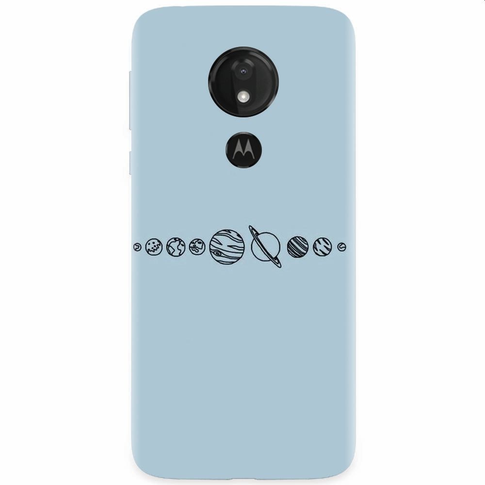 Husa silicon pentru Motorola Moto G7 Power, Planets