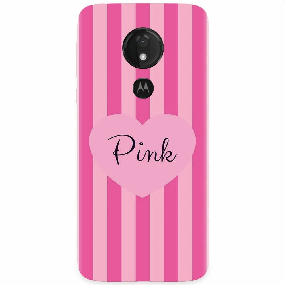 Husa silicon pentru Motorola Moto G7 Power, Pink