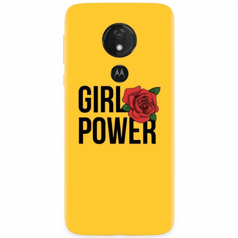 Husa silicon pentru Motorola Moto G7 Power, Girl Power