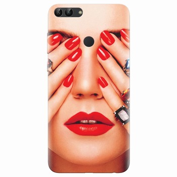 Husa silicon pentru Huawei P Smart, Rings On All Fingers Husa silicon pentru Huawei P Smart, Rings On All Fingers