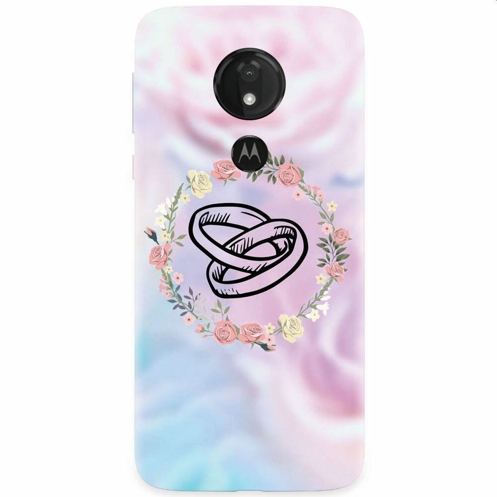 Husa silicon pentru Motorola Moto G7 Power, Rings