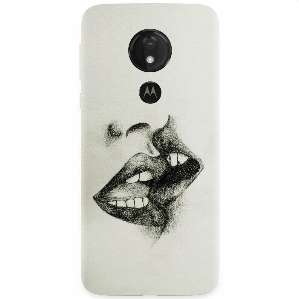 Husa silicon pentru Motorola Moto G7, Kiss