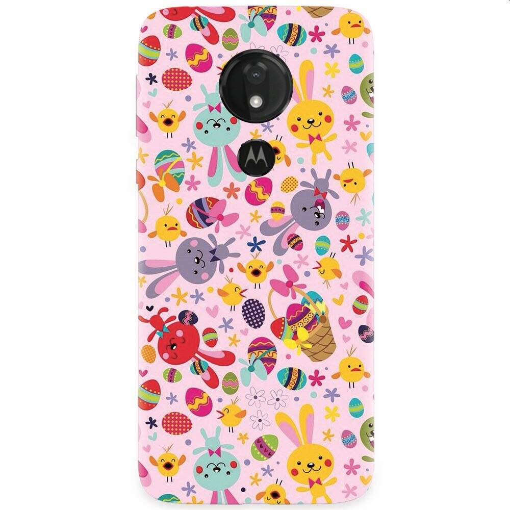 Husa silicon pentru Motorola Moto G7, Fun Easter Egg