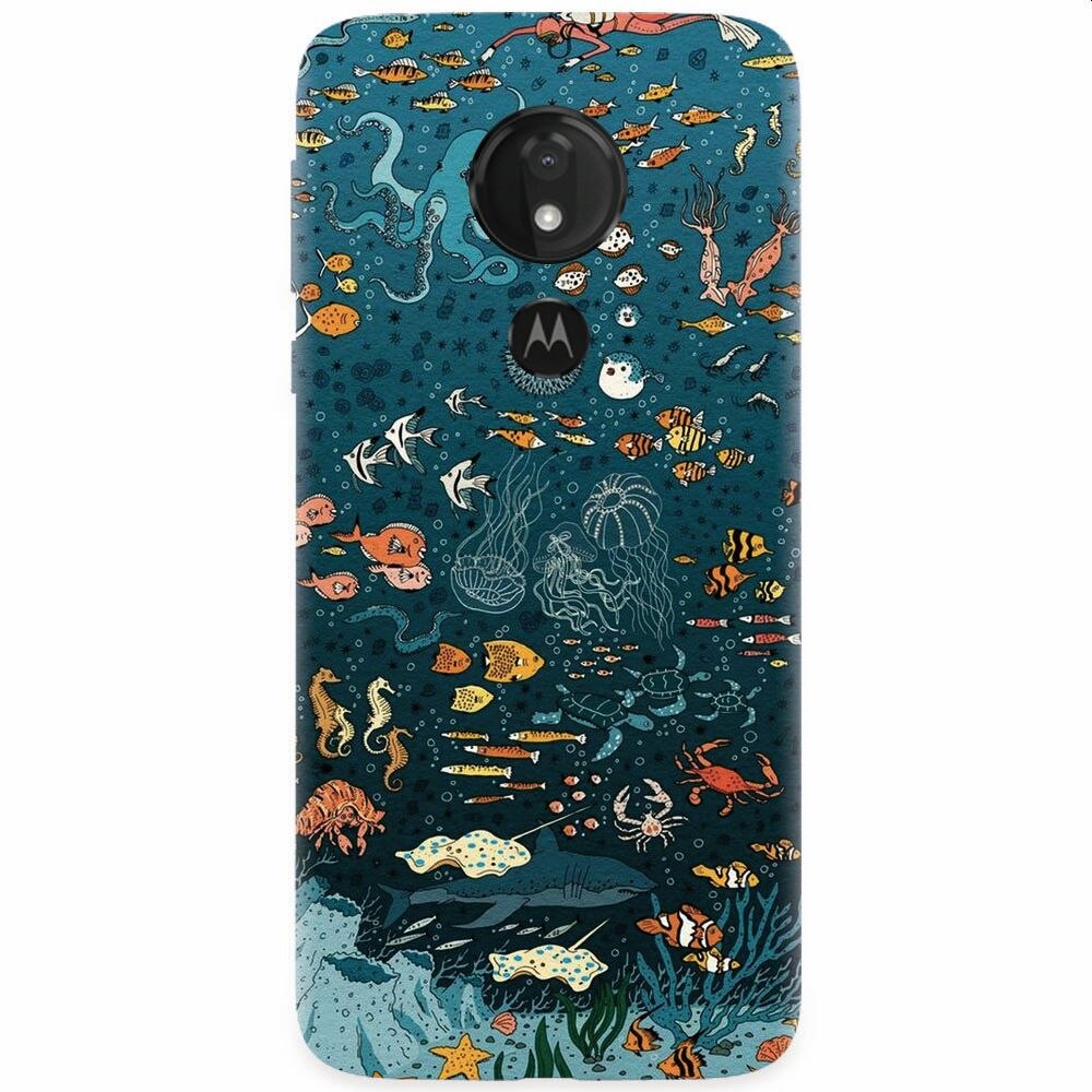 Husa silicon pentru Motorola Moto G7 Power, Under The Sea