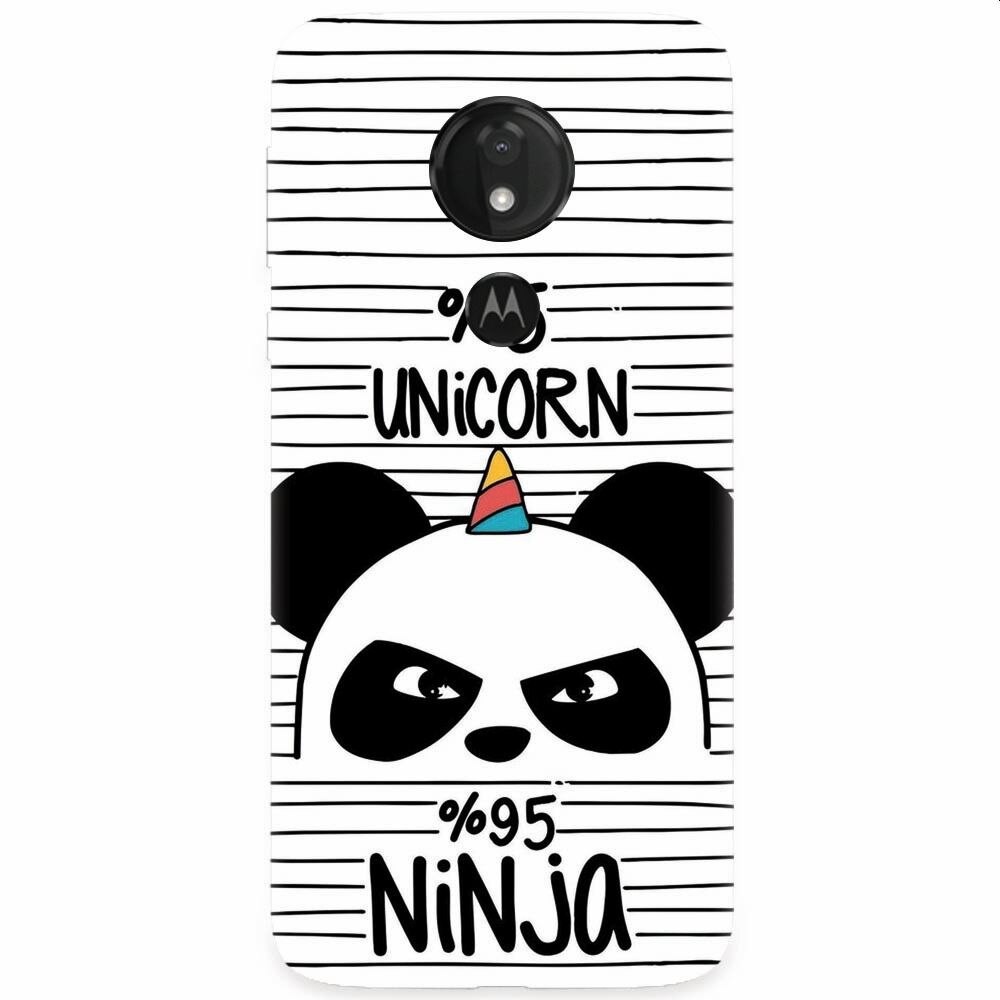 Husa silicon pentru Motorola Moto G7, Unicorn Ninja