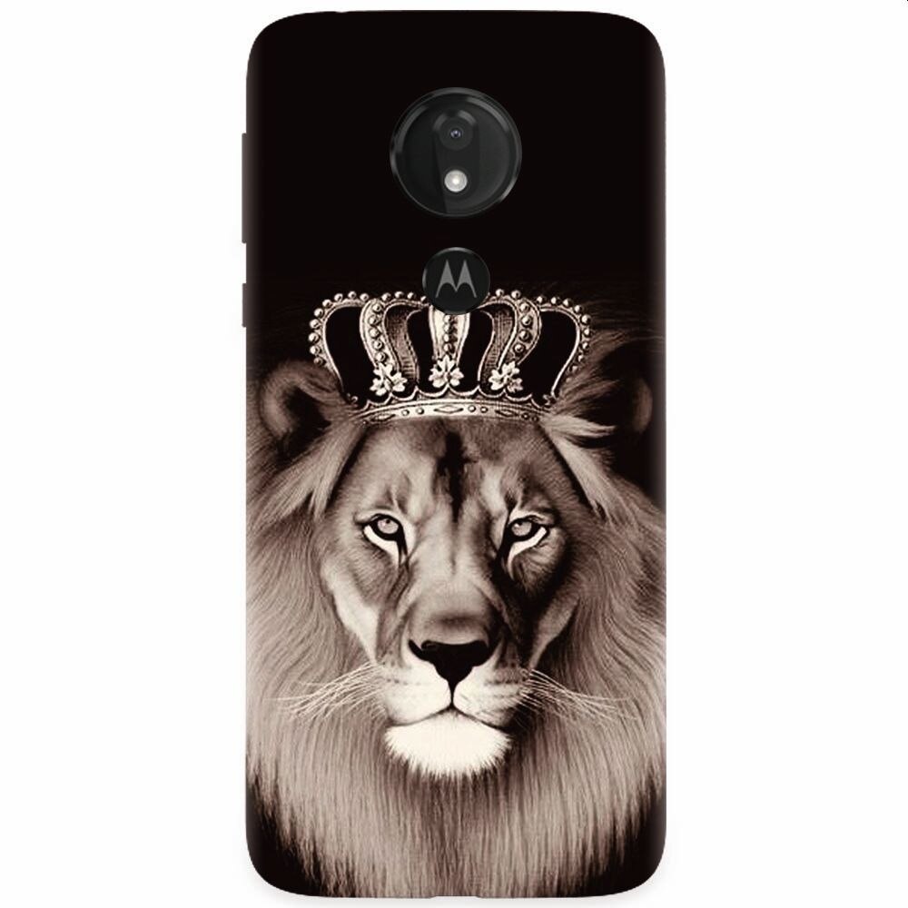 Husa silicon pentru Motorola Moto G7, Lion King