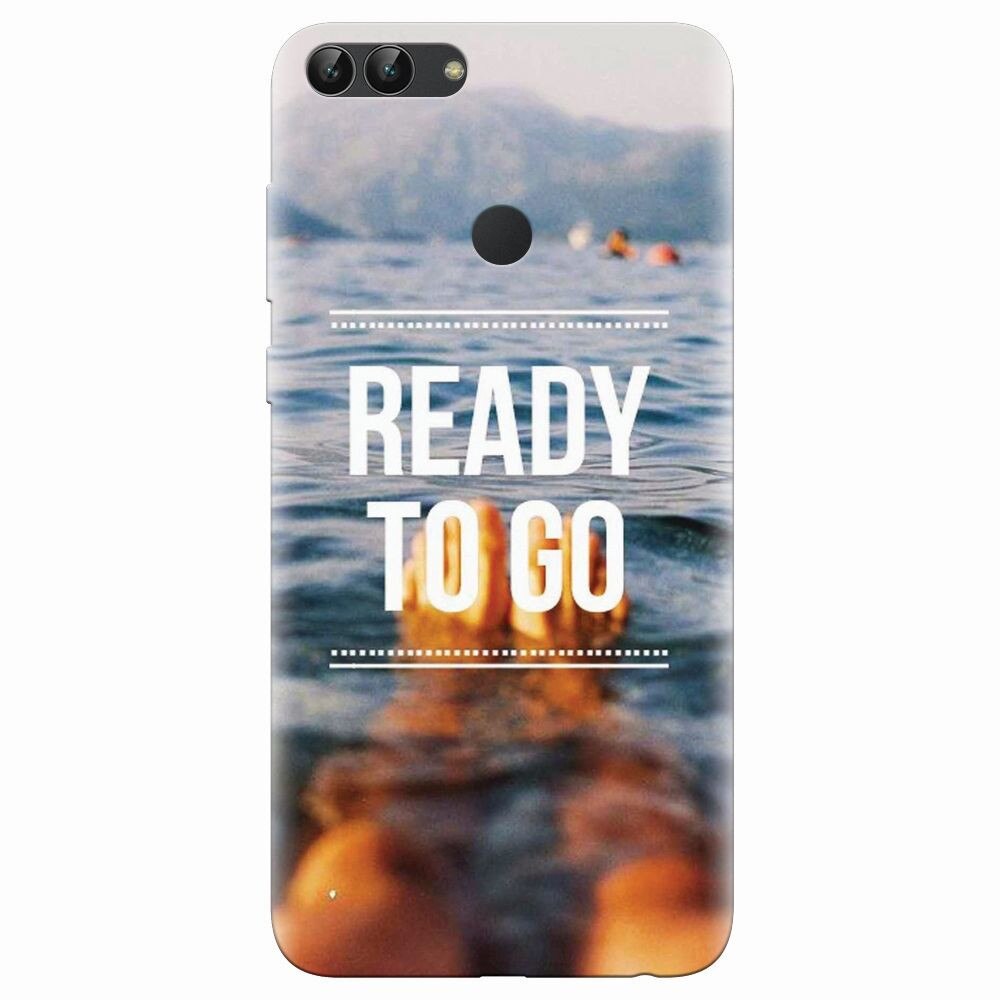 Husa silicon pentru Huawei P Smart, Ready To Go Swimming