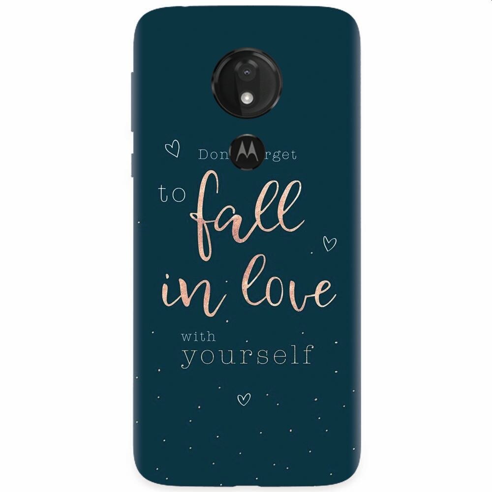 Husa silicon pentru Motorola Moto G7, Fall In Love