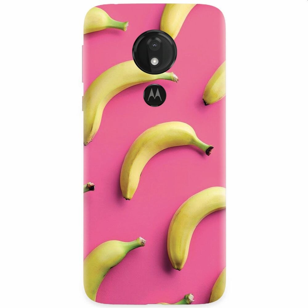 Husa silicon pentru Motorola Moto G7 Power, Banana