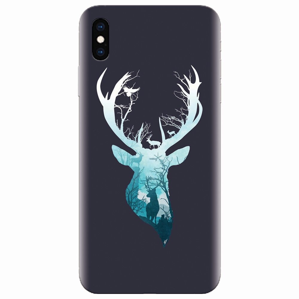 Husa silicon pentru Apple Iphone XS Max, Cerb