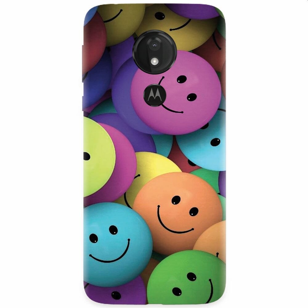 Husa silicon pentru Motorola Moto G7 Power, Smiles