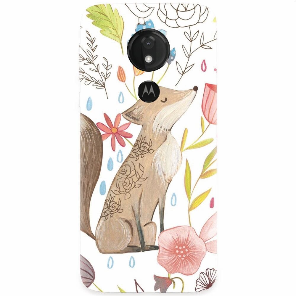 Husa silicon pentru Motorola Moto G7 Power, Fox