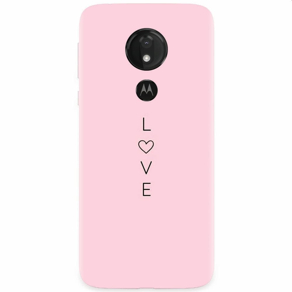 Husa silicon pentru Motorola Moto G7, Love