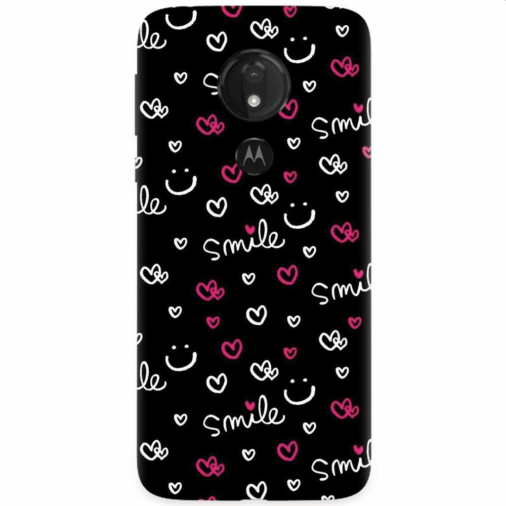Husa silicon pentru Motorola Moto G7 Power, Smile 101