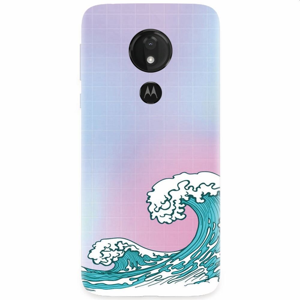 Husa silicon pentru Motorola Moto G7 Power, Waves