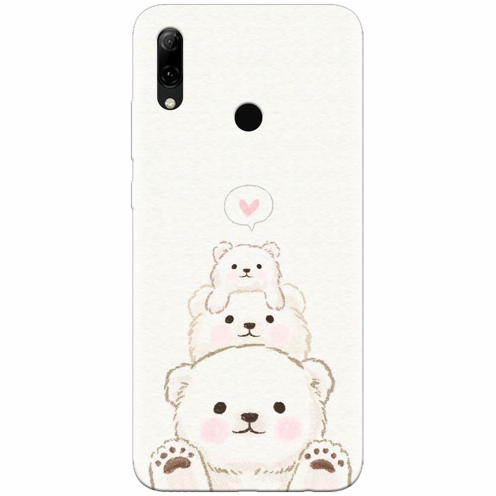 Husa silicon pentru Huawei P Smart Z, Family Bear