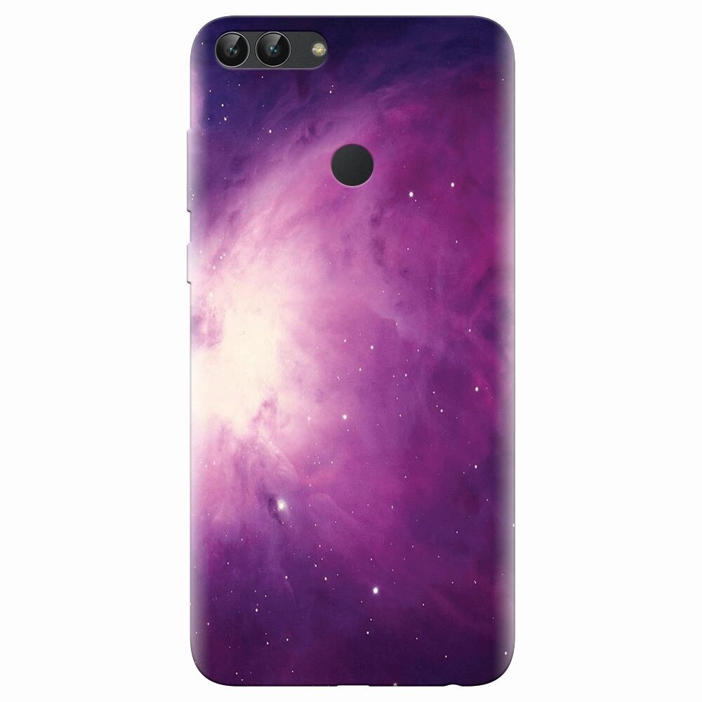 Husa silicon pentru Huawei P Smart, Purple Supernova Nebula Explosion