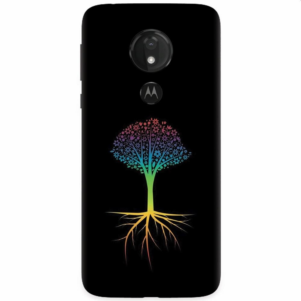 Husa silicon pentru Motorola Moto G7 Power, Tree 001