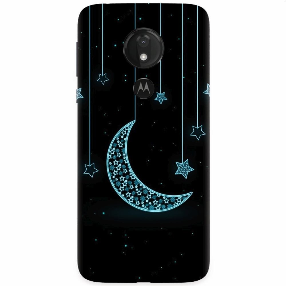 Husa silicon pentru Motorola Moto G7 Power, Moon
