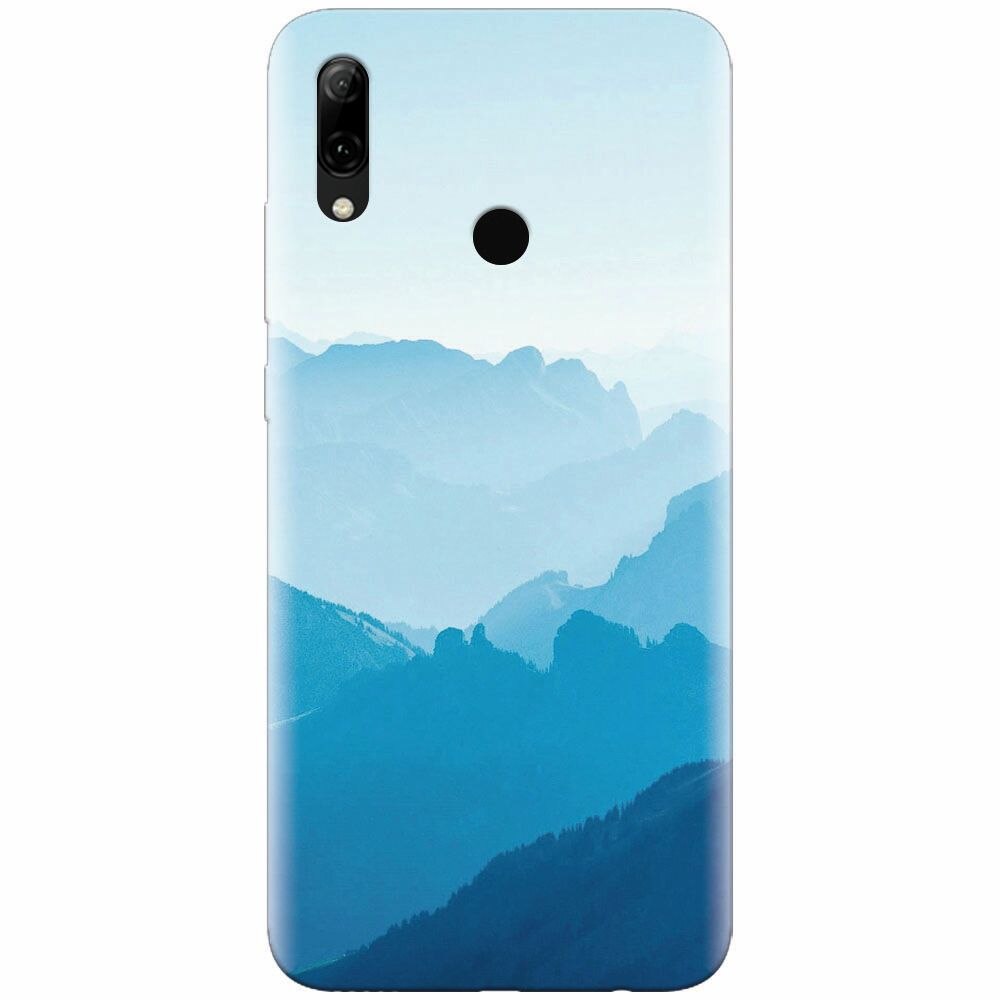 Husa silicon pentru Huawei P Smart Z, Blue Mountain Crests