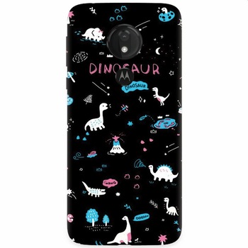 Husa silicon pentru Motorola Moto G7 Power, Dinosaur Husa silicon pentru Motorola Moto G7 Power, Dinosaur