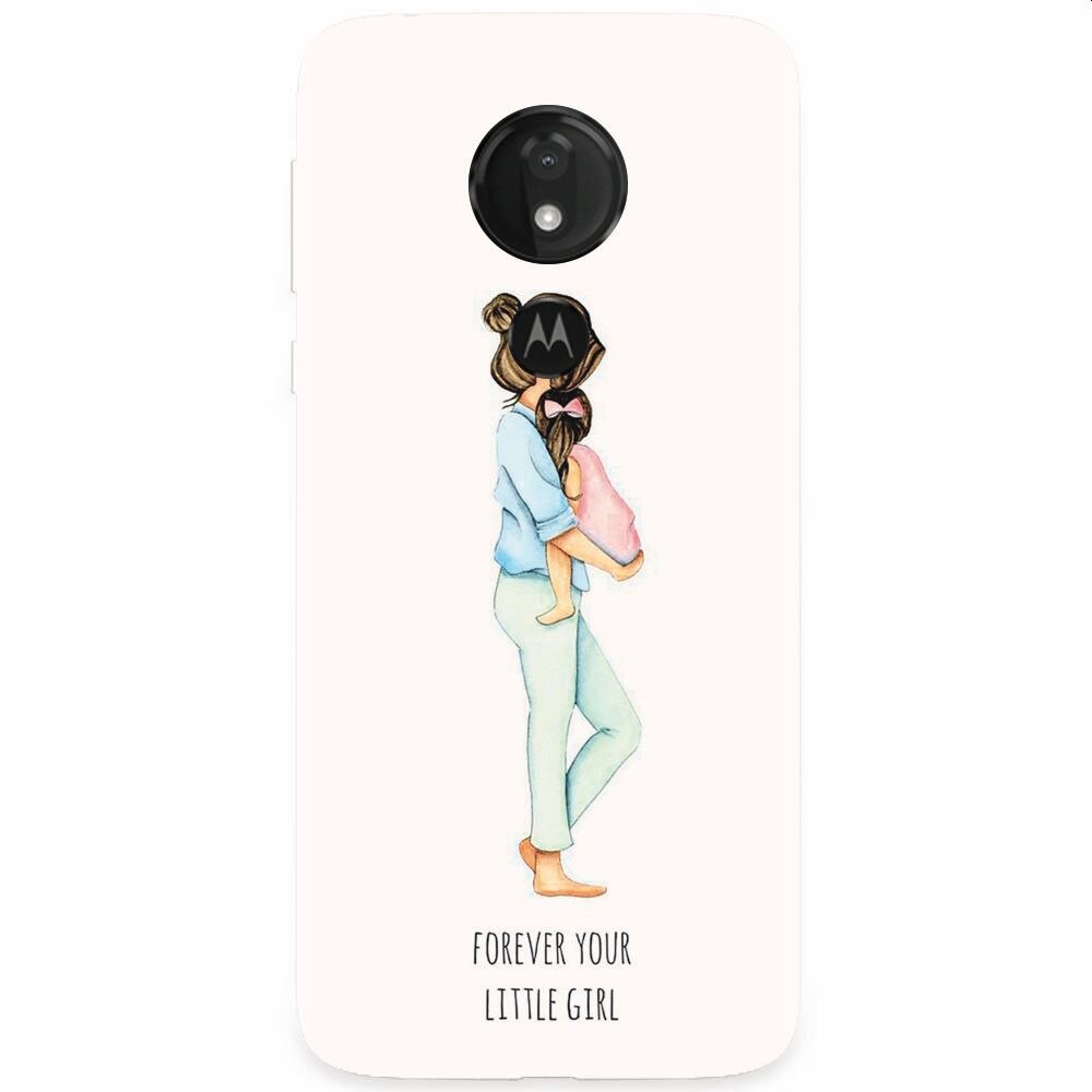 Husa silicon pentru Motorola Moto G7 Power, Forever Little Girl