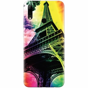 Husa silicon pentru Huawei P Smart Z, Eiffel Tower 002 Husa silicon pentru Huawei P Smart Z, Eiffel Tower 002