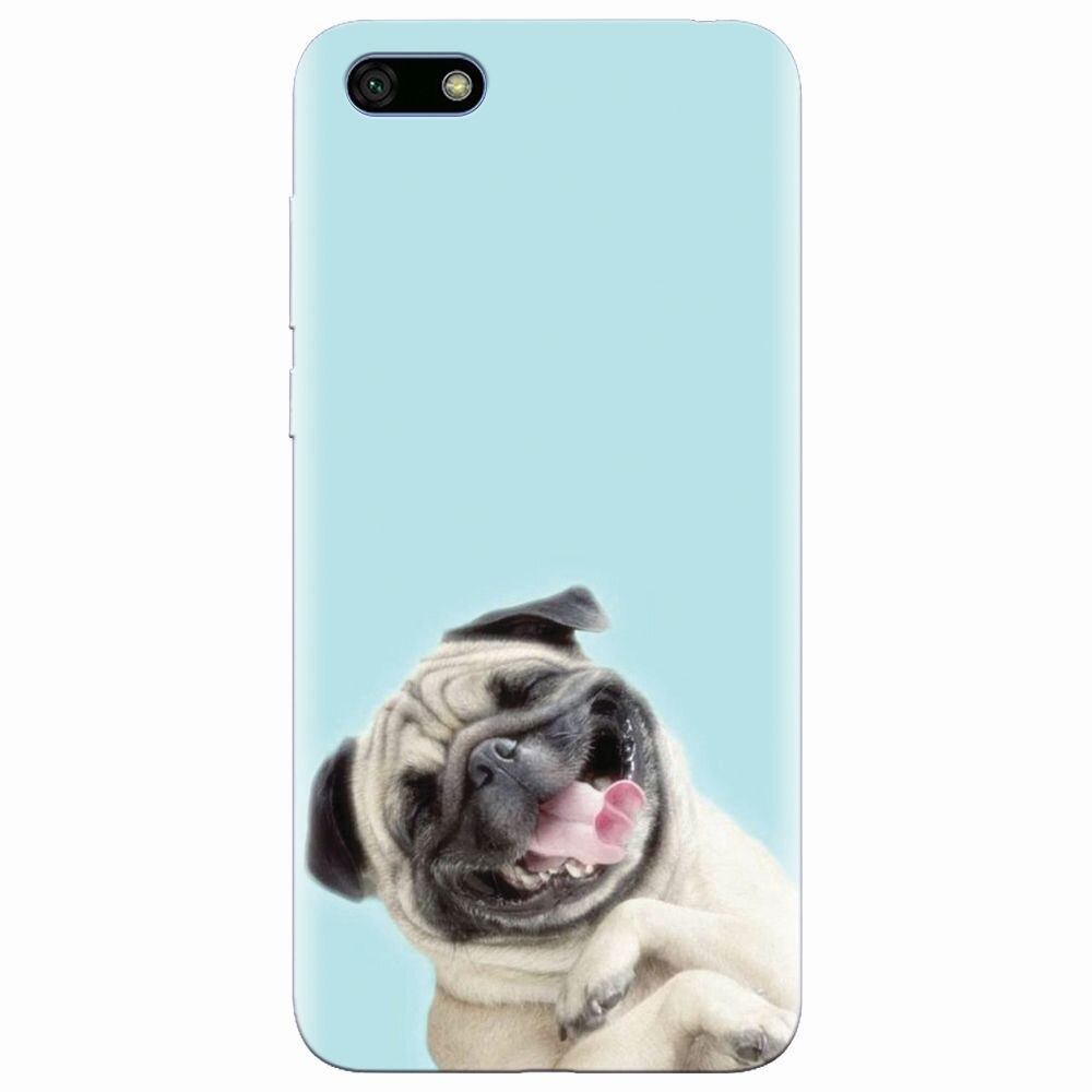 Husa silicon pentru Huawei Y5 2018, Happy Dog