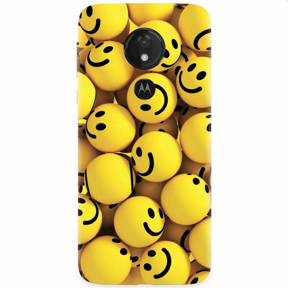 Husa silicon pentru Motorola Moto G7 Power, Smiles 002