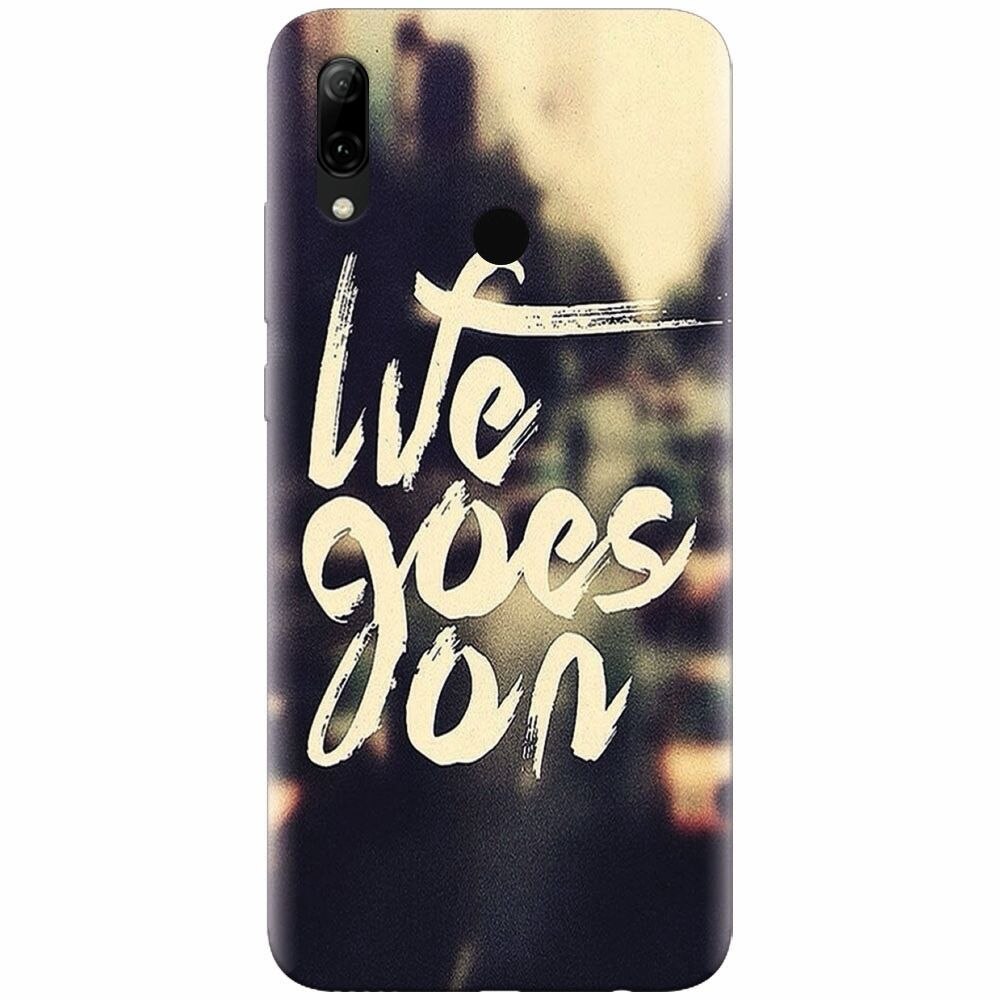 Husa silicon pentru Huawei P Smart Z, Life Goes On
