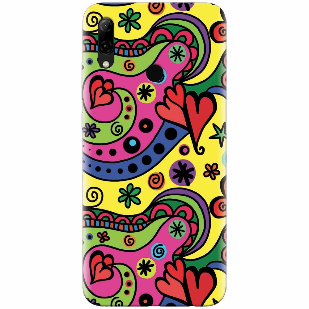 Husa silicon pentru Huawei P Smart Z, Heart Color