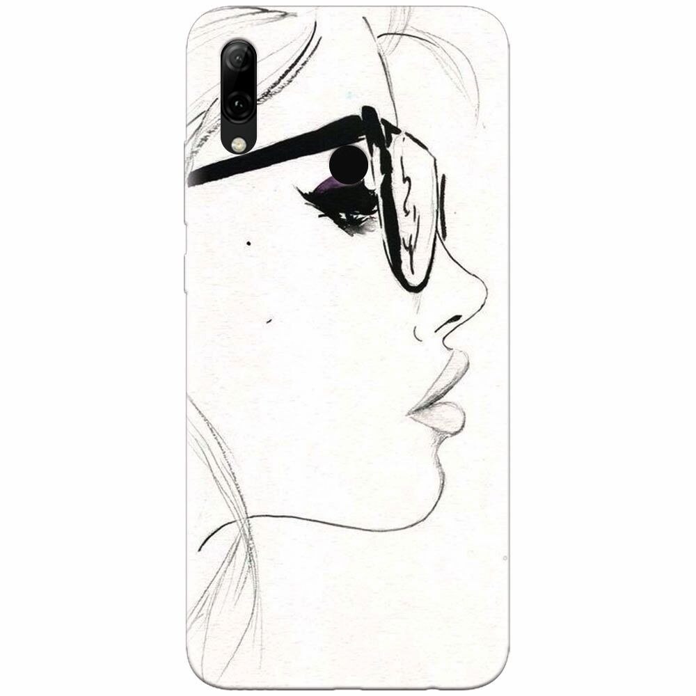 Husa silicon pentru Huawei P Smart Z, Girl Face