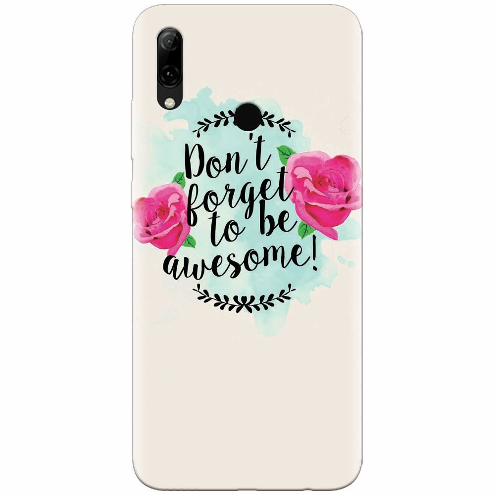 Husa silicon pentru Huawei P Smart Z, Dont Forget