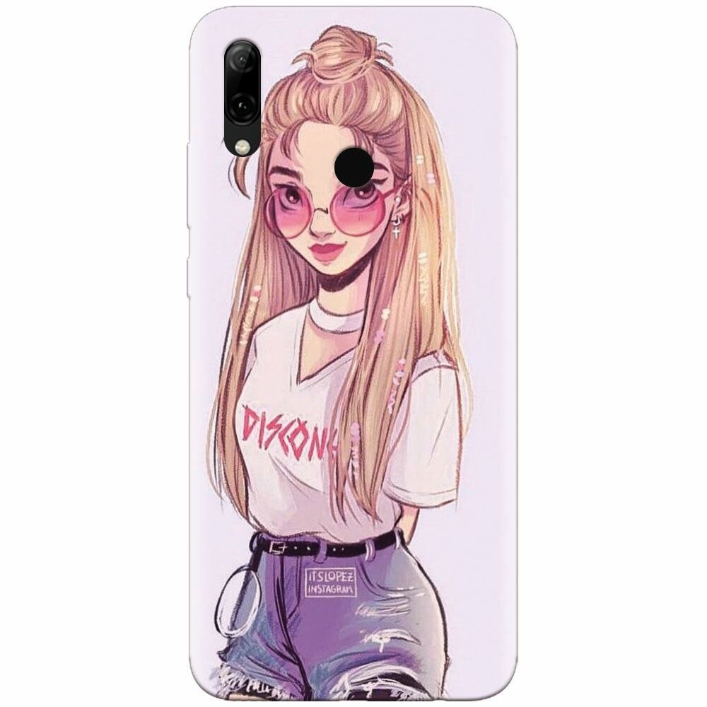 Husa silicon pentru Huawei P Smart Z, Girl Look