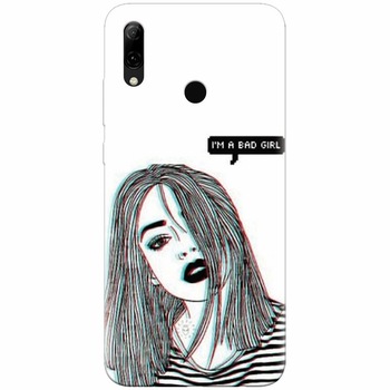 Husa silicon pentru Huawei P Smart Z, Im A Bad Girl Husa silicon pentru Huawei P Smart Z, Im A Bad Girl