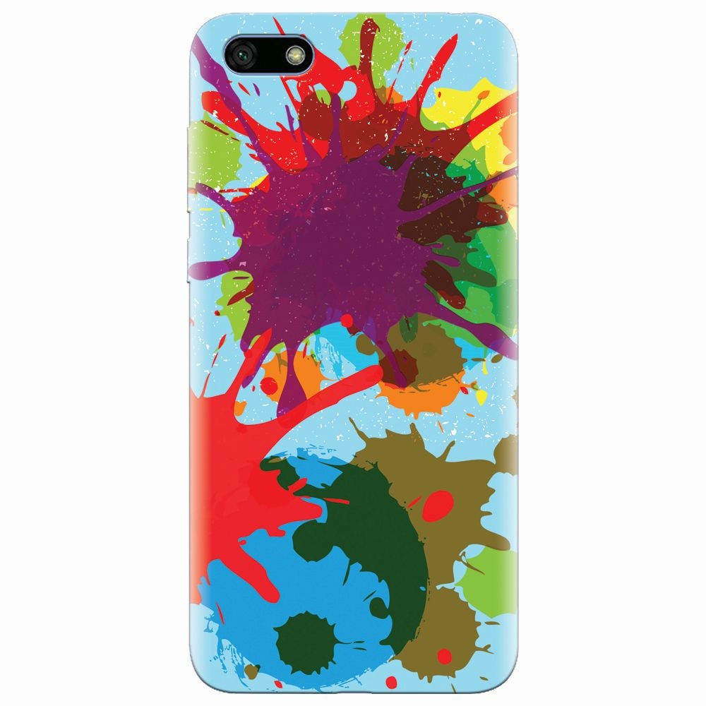 Husa silicon pentru Huawei Y5 2018, Holi Splash