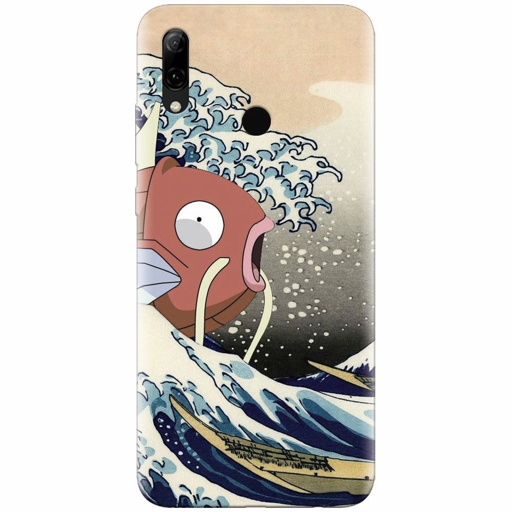Husa silicon pentru Huawei P Smart Z, Great Wave Fish