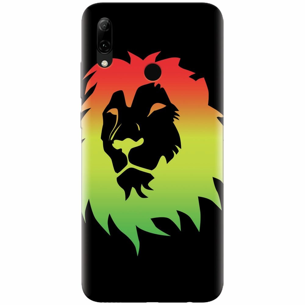 Husa silicon pentru Huawei P Smart Z, Rasta Color Lion