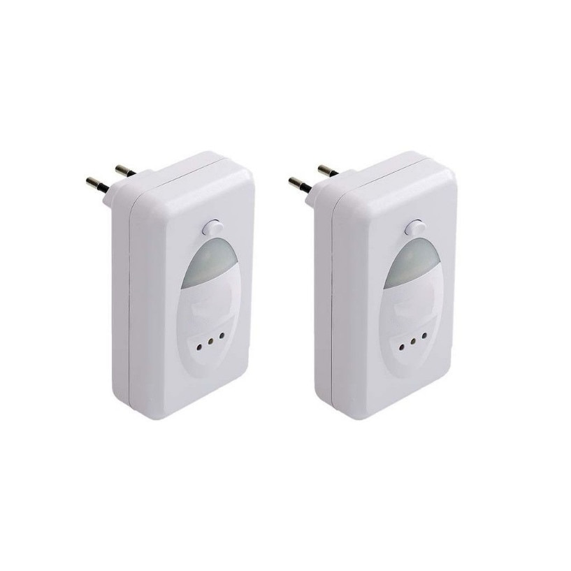 Pachet 2 dispozitive cu ultrasunete anti-rozatoare, acoperire 200 mp, plastic