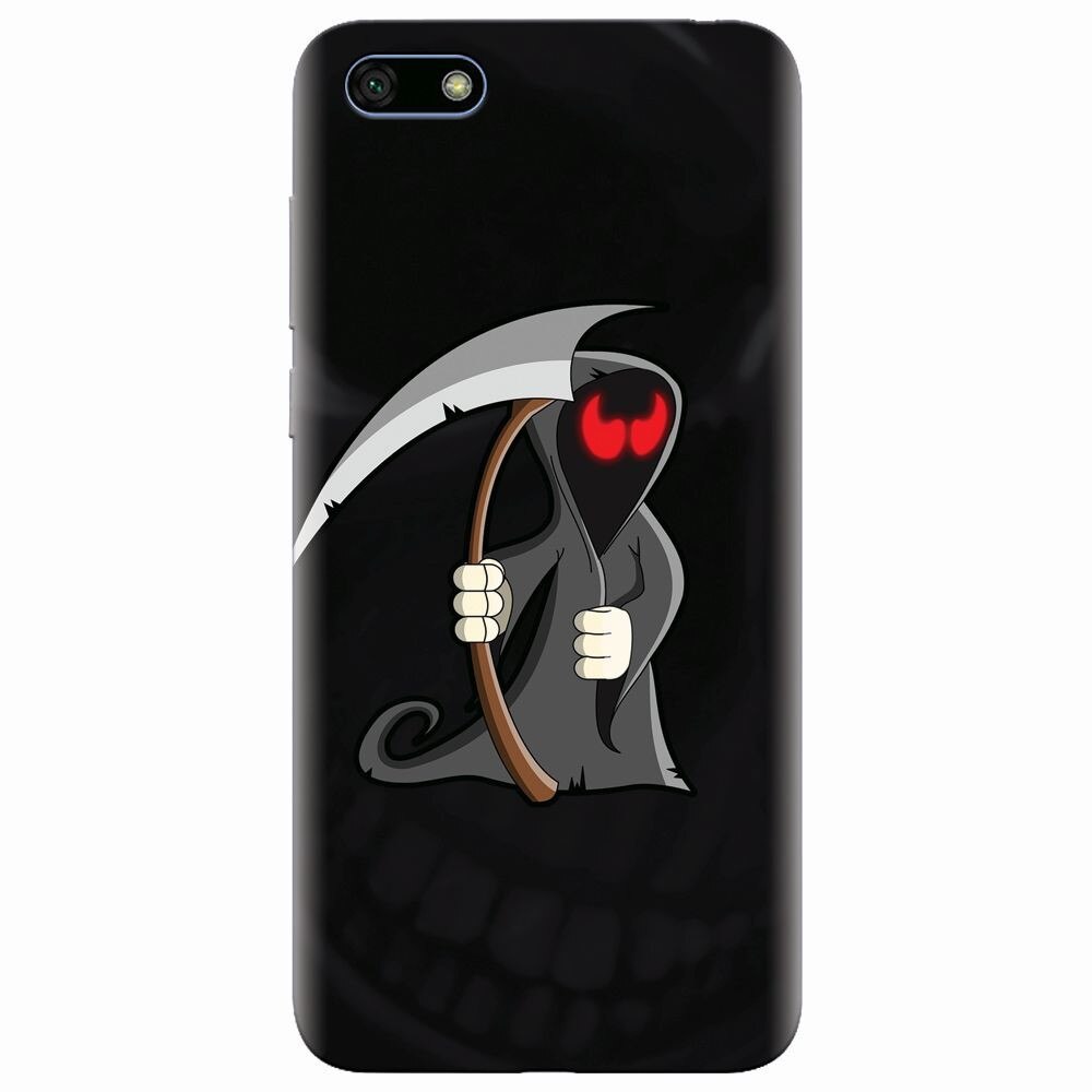 Husa silicon pentru Huawei Y5 2018, Grim Reaper