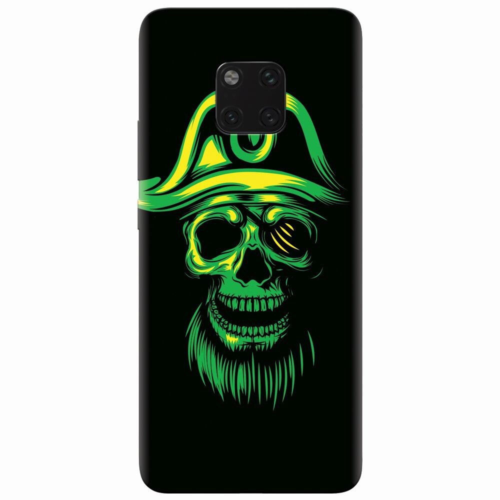 Husa silicon pentru Huawei Mate 20 Pro, Pirate Skull