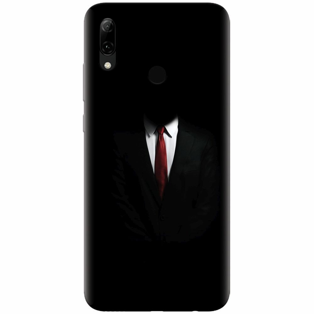 Husa silicon pentru Huawei P Smart Z, Mystery Man In Suit